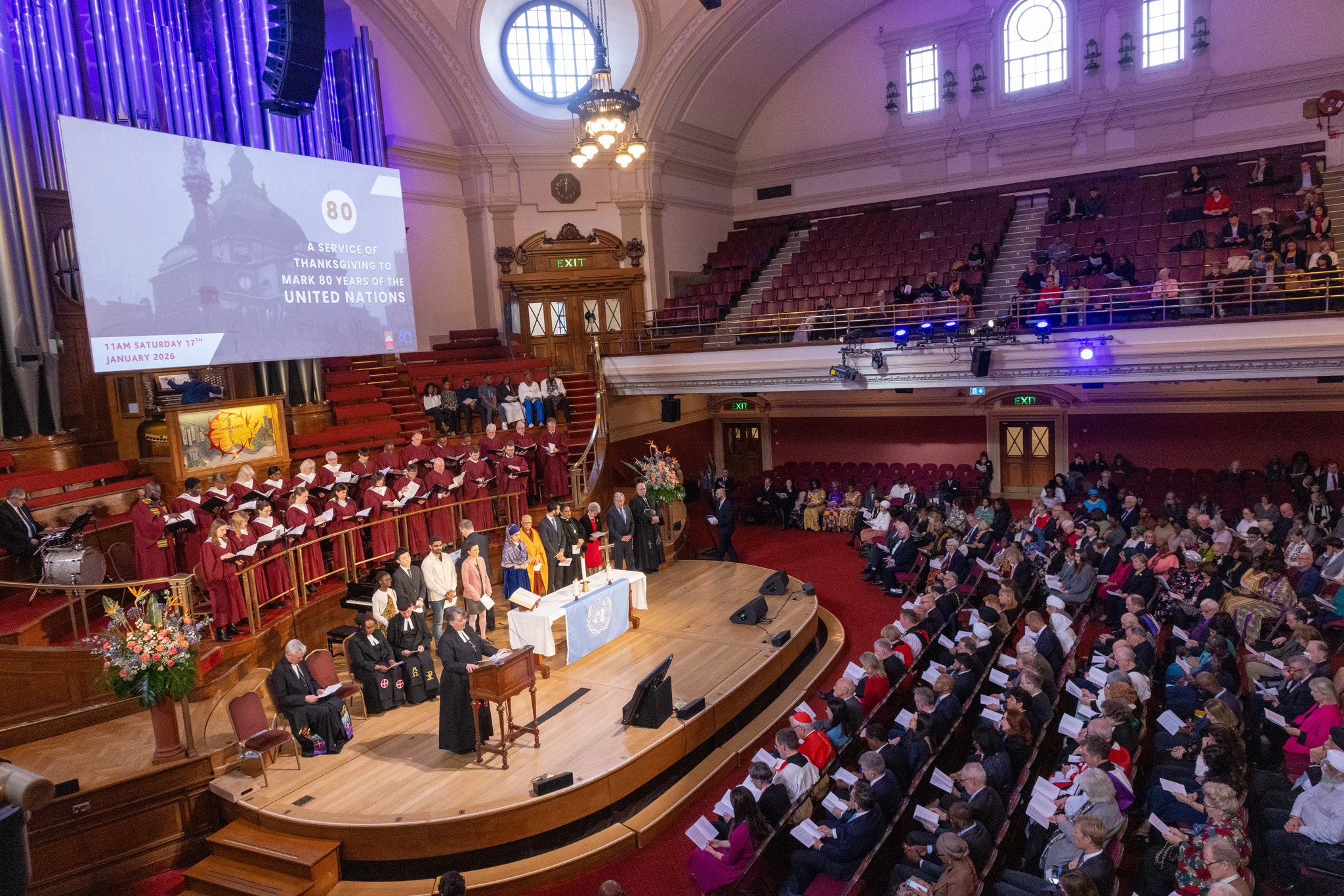 World - 🇺🇳 A service of thanksgiving held 17 January at the Methodist ...