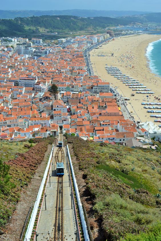 Lugares - A belíssima vista da vila da Nazaré, Portugal | Facebook