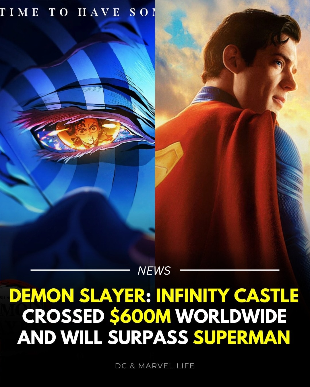 DC - Demon Slayer Infinity Castle Crossed $600M worldwide on Saturday ...