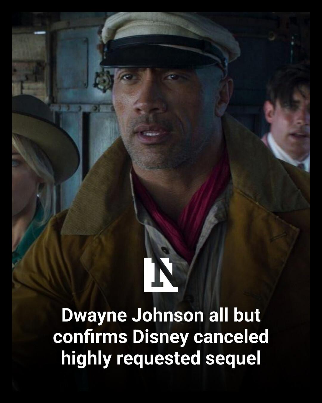 Newsweek - Dwayne Johnson has confirmed that Disney has canceled a ...