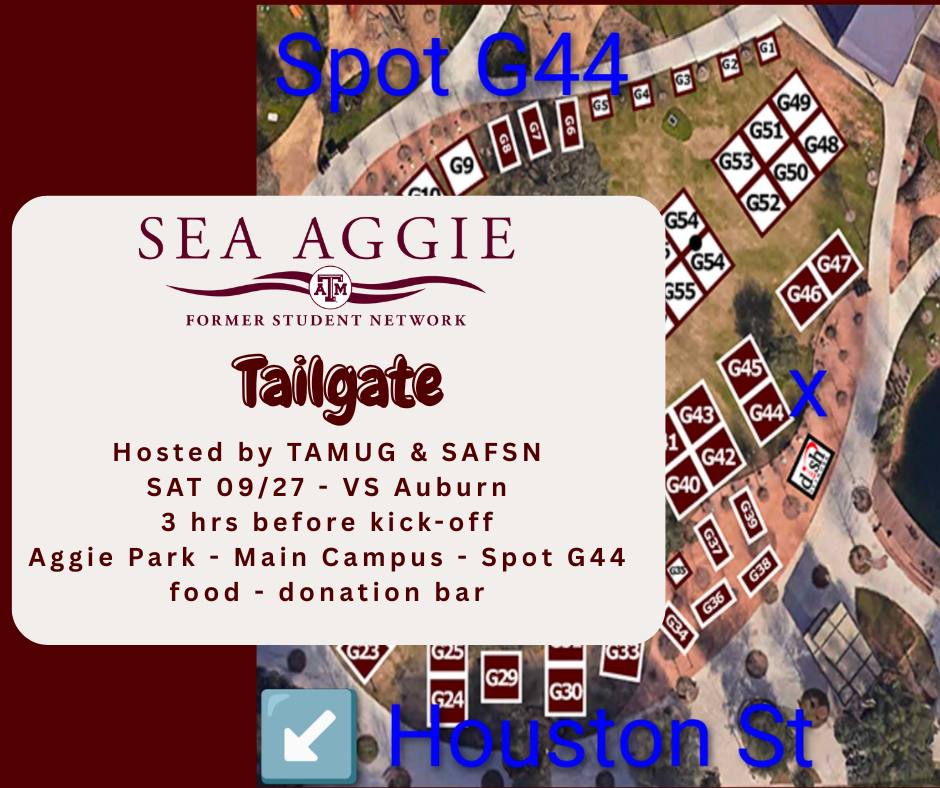Sea - Join Us for a Sea Aggie Tailgate! Hosted by TAMUG and the Sea ...