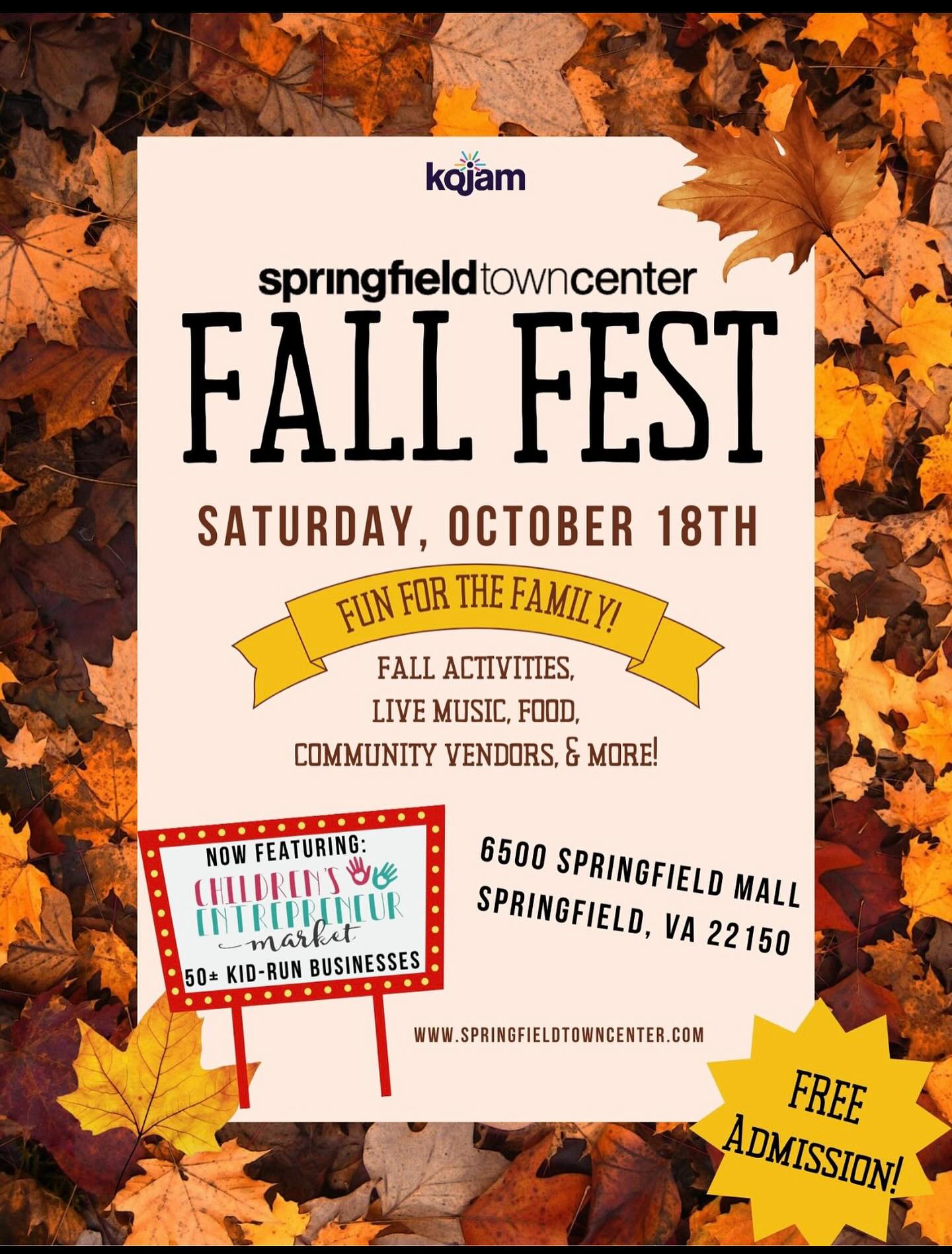 KOJAM Events - 🍂 Springfield Fall Festival is back — and... | Facebook