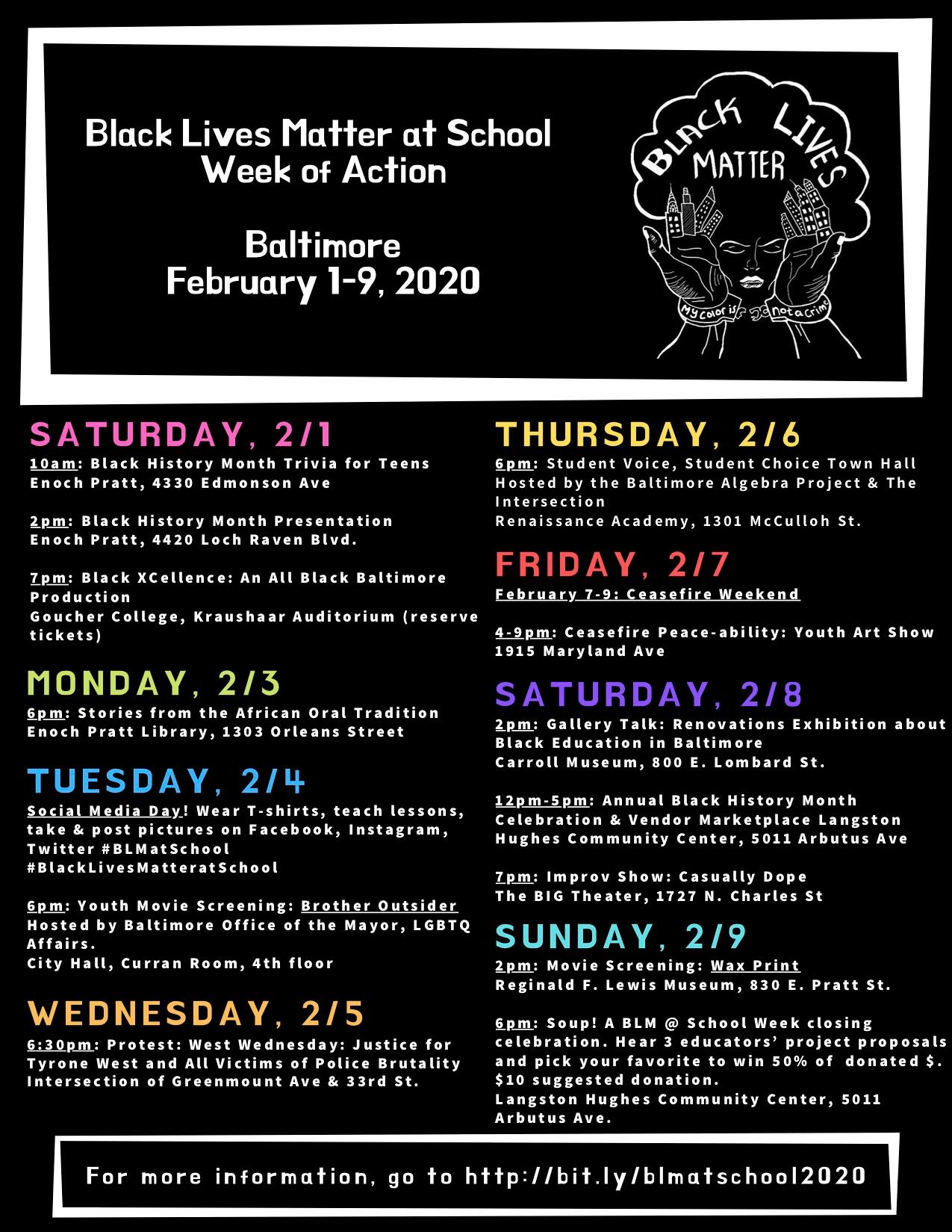 Black Lives Matter at School Week of Action - Baltimore