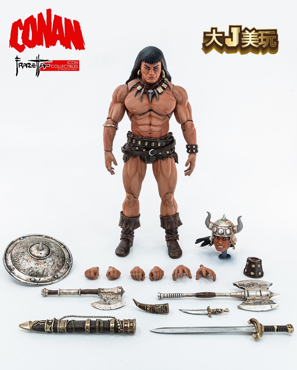 ✨ DJ Toys 𝐂𝐨𝐧𝐚𝐧 𝐭𝐡𝐞 𝐁𝐚𝐫𝐛𝐚𝐫𝐢𝐚𝐧® 1:12 Scale Asian