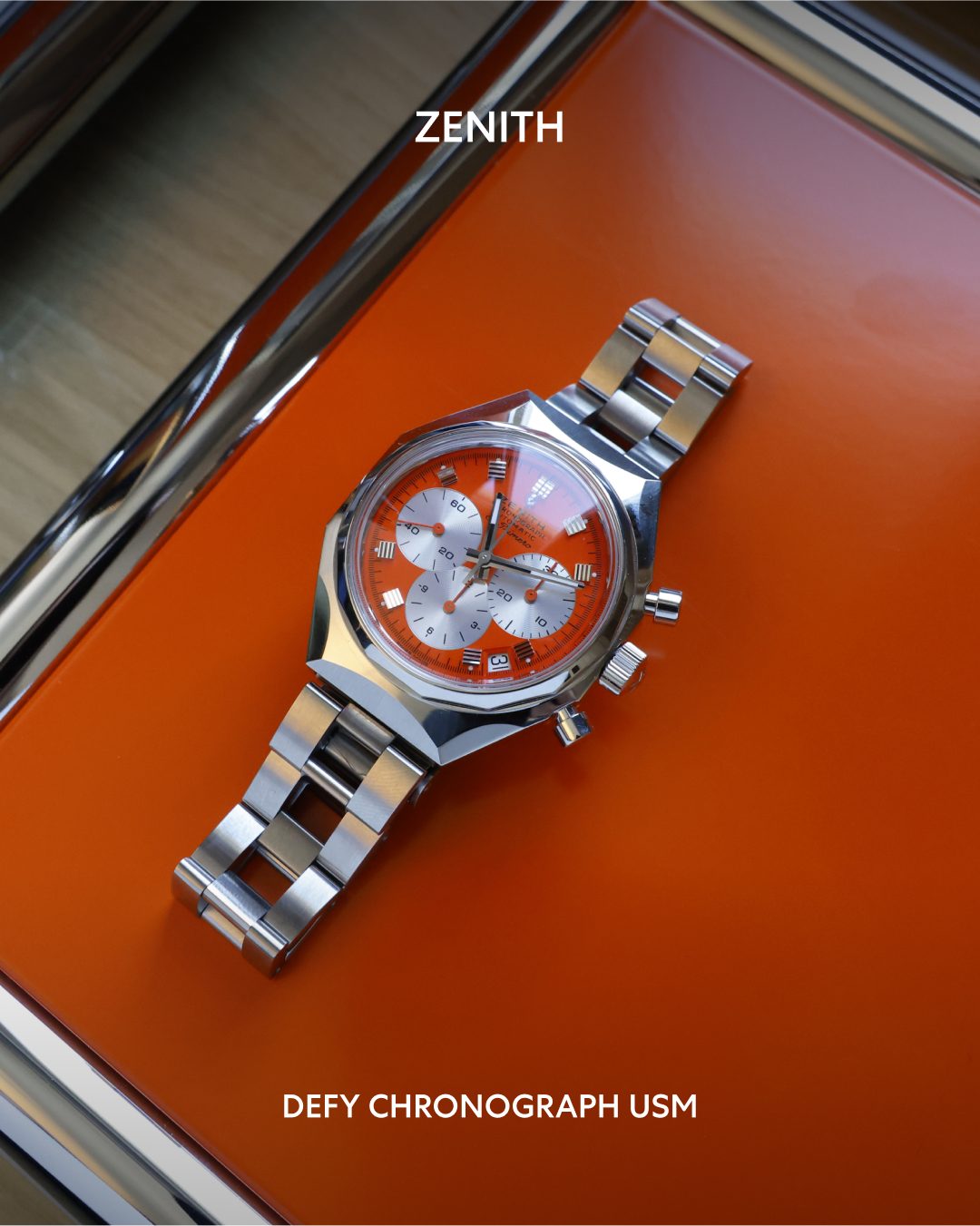 The DEFY Chronograph USM combines Zenith's precision watchmaking