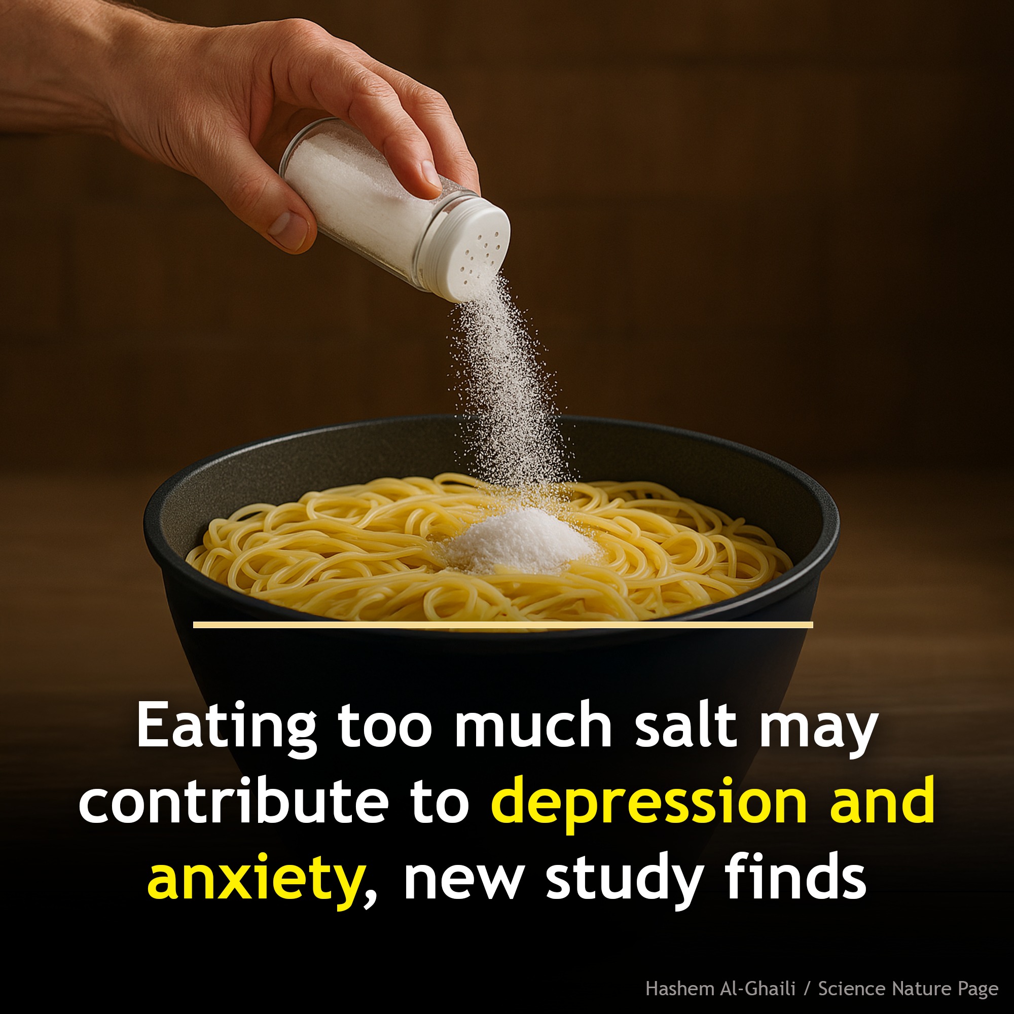 Hashem Al-Ghaili - Eating too much salt may contribute to depression ...