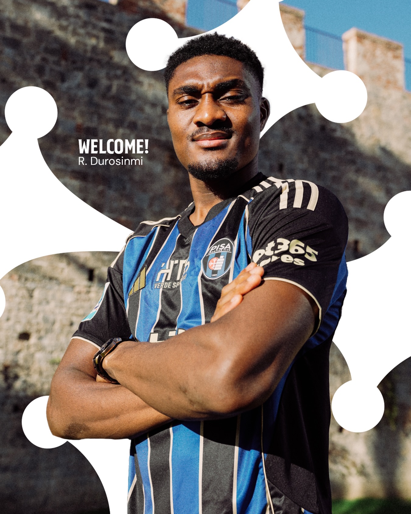 Pisa - Welcome to Pisa SC, Rafiu! 🇳🇬🖤💙 | Facebook