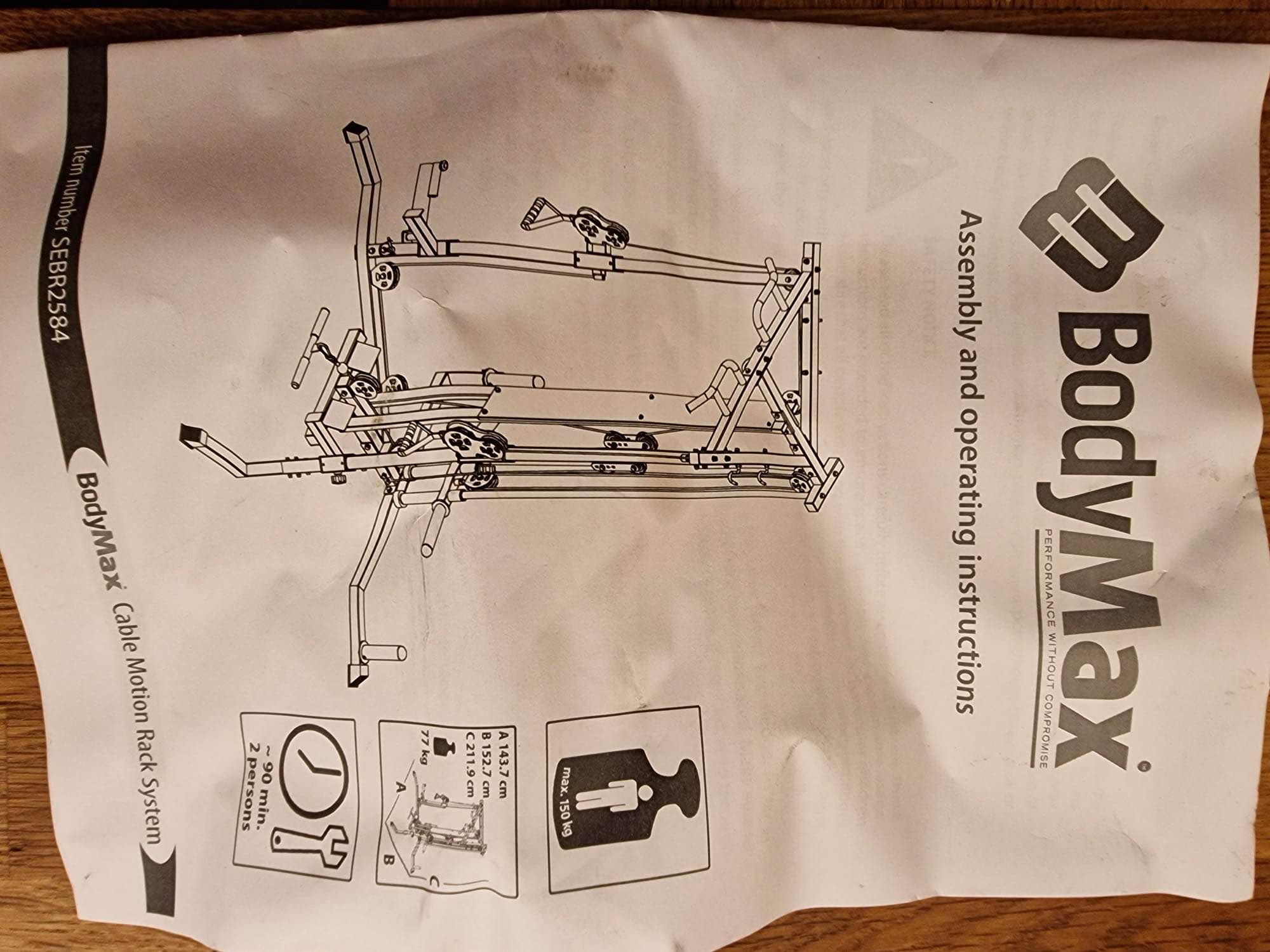 BodyMax multi gym cable motion rack system weights machine load free ...