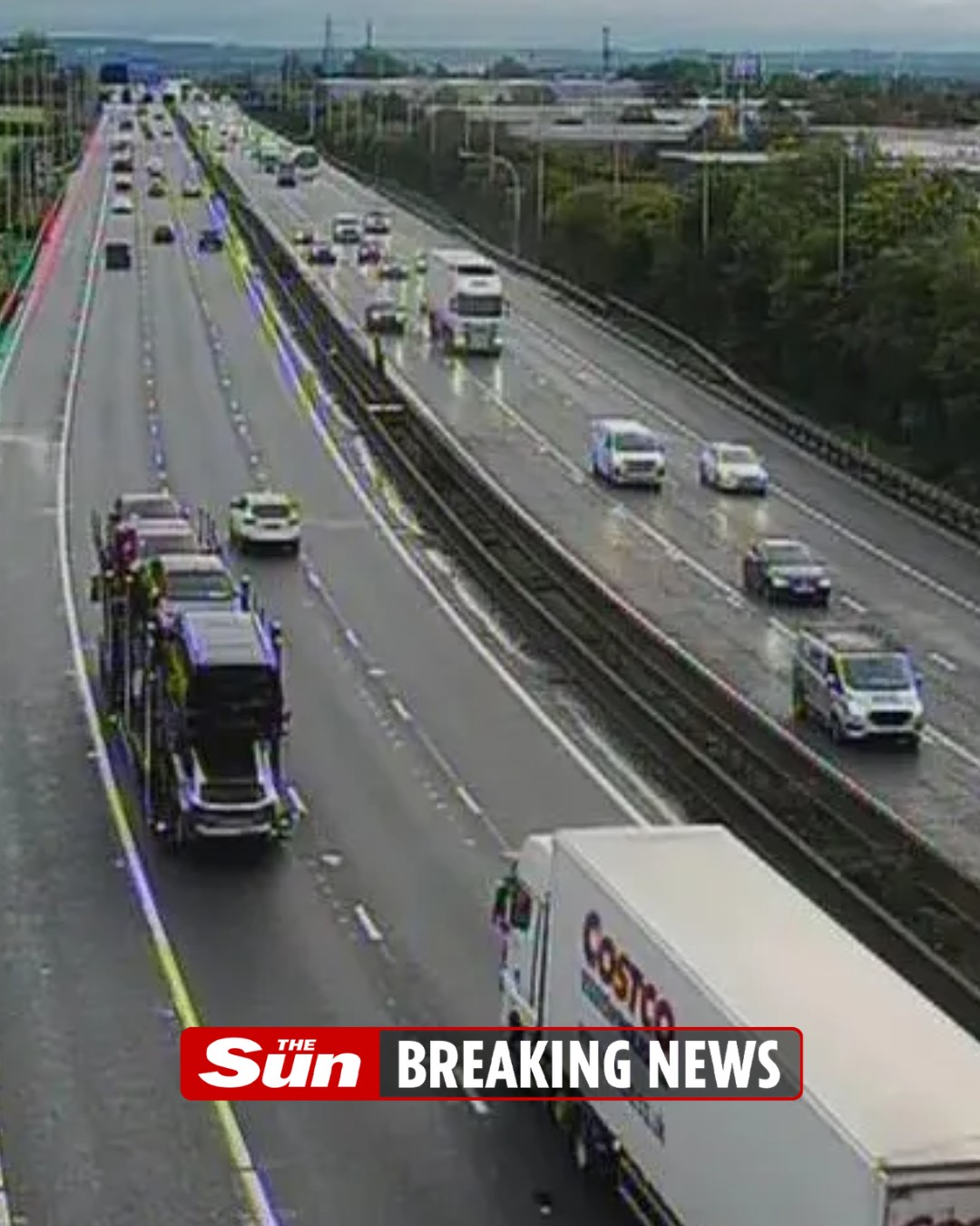 The Sun - Major motorway closed in both directions after... | Facebook