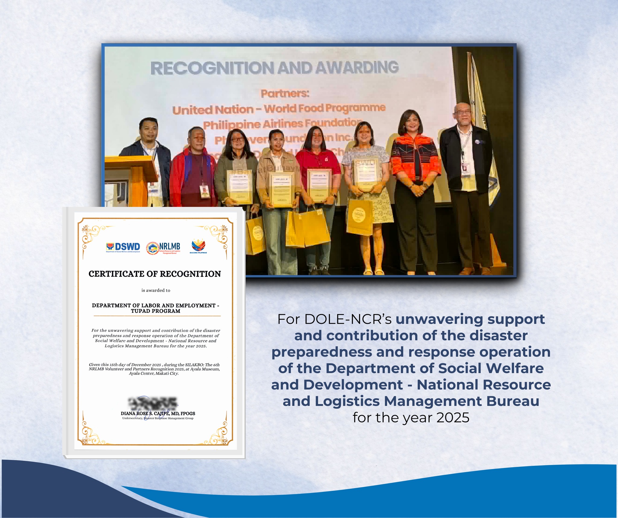 LOOK: The Department of Labor and Employment – National Capital Region ...