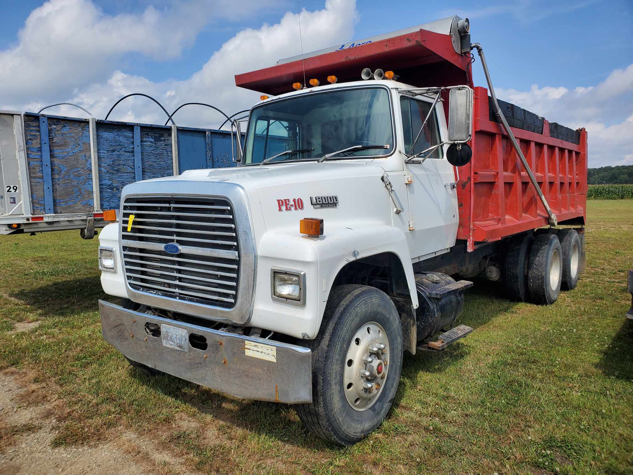 1990 Ford LN8000 Single Axle Dump Truck . . . #VintageTrucks