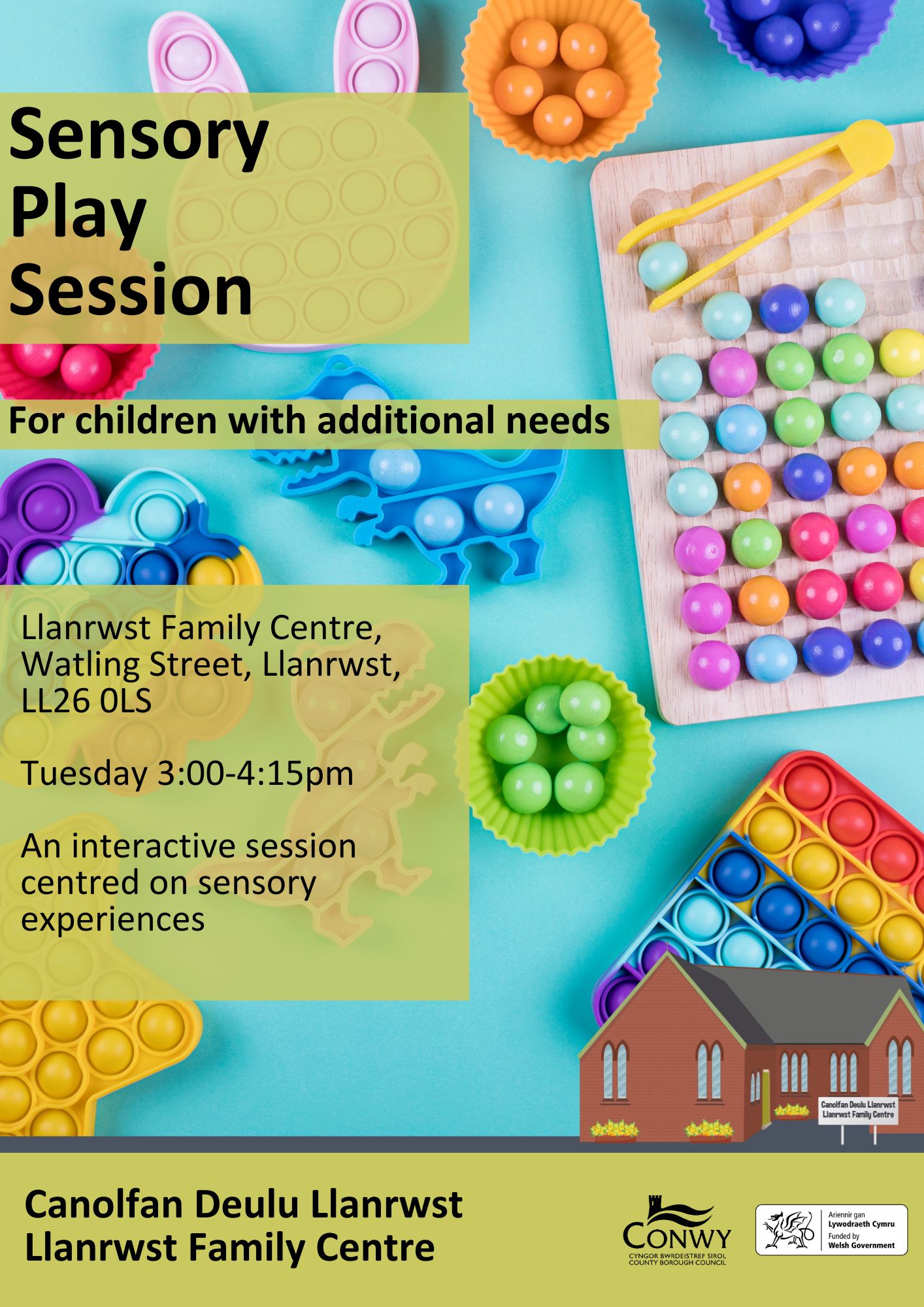 Teuluoedd - Our Sensory Play Session is on today at the Llanrwst Family ...