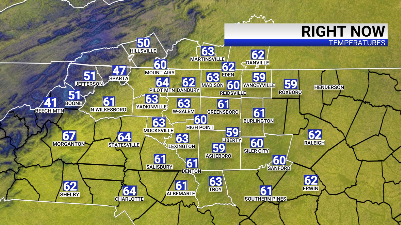 FOX - Winding down the day! Here are your 5 p.m. temperatures from the ...