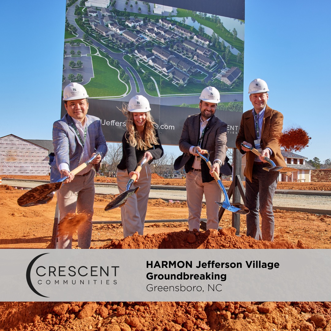 Construction is officially underway... - Crescent Communities | Facebook