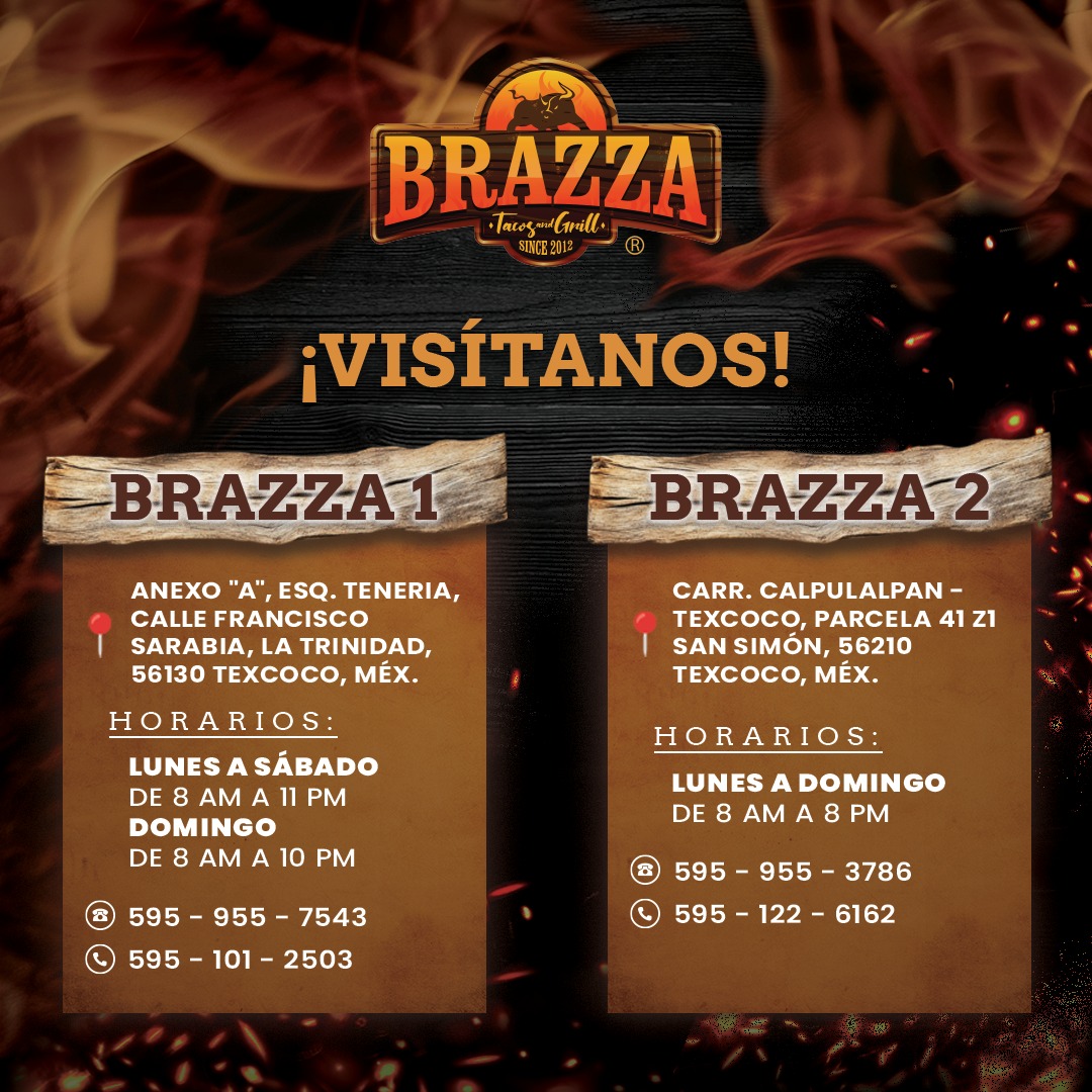 📍 Brazza más cerca de ti Consulta... - Brazza Tacos & Grill | Facebook