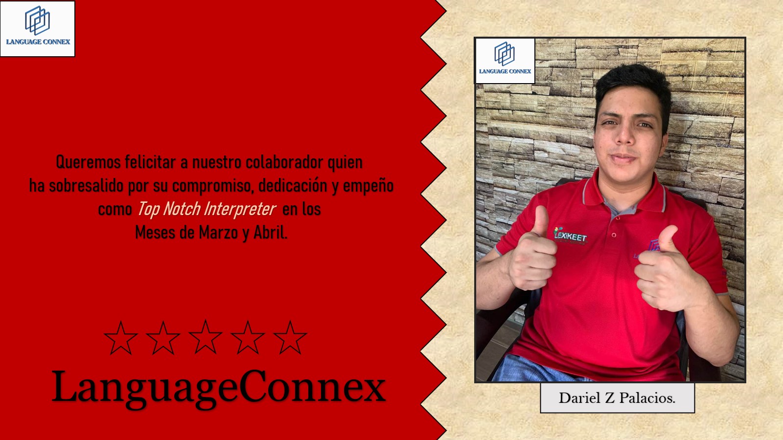 LanguageConnex - Our Top Notch Interpreter for two months... | Facebook