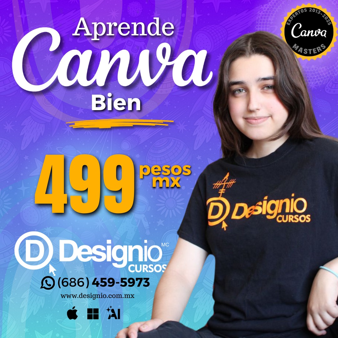 💜 ¡APRENDE CANVA Y DISEÑO GRÁFICO BIEN! 👇 https://www.designio.com.mx ...