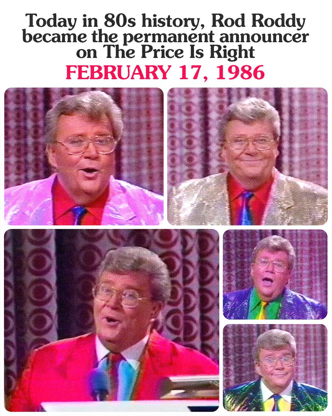 Rerun - Come on down! Rod Roddy became the permanent announcer on The ...