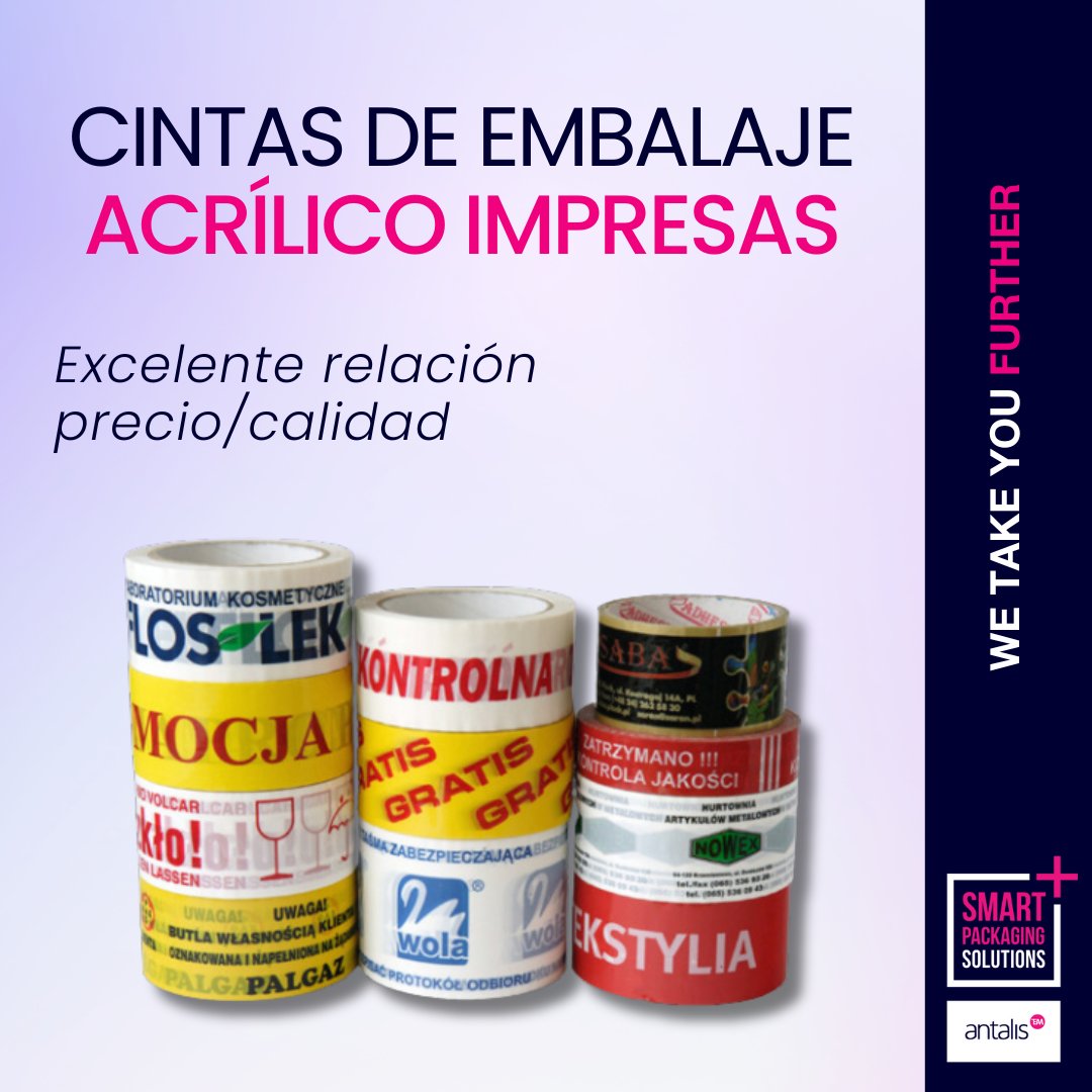 Antalis - 📦 ¡Personaliza tu empaque con nuestras cintas impresas! 🇧🇴 En ...