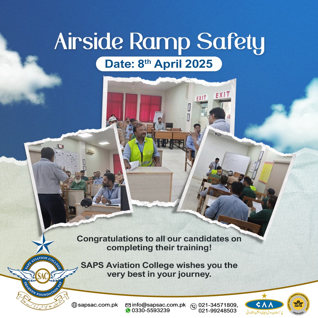 SAPS - Congratulations to Our Airside Ramp Safety Graduates! Your ...