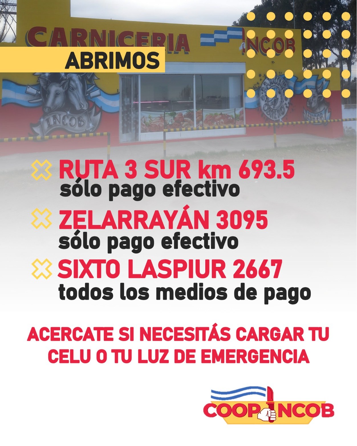Frigorífico - 🤝💙 Estamos con vos, Bahía Blanca 💙🤝 Sabemos que son días ...