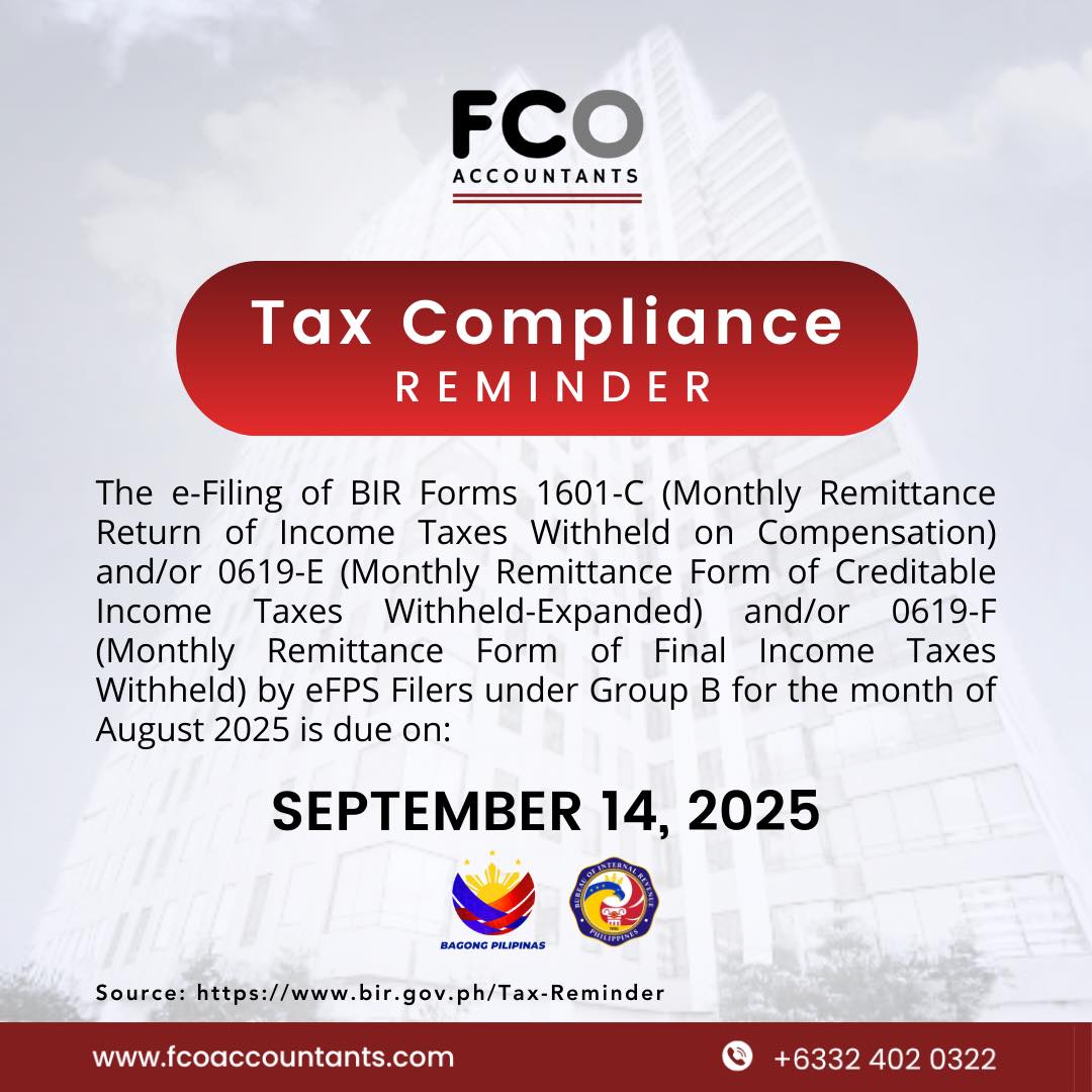 FCO Accountants - 📣 ATTENTION: Tax Compliance Reminder 😊... | Facebook