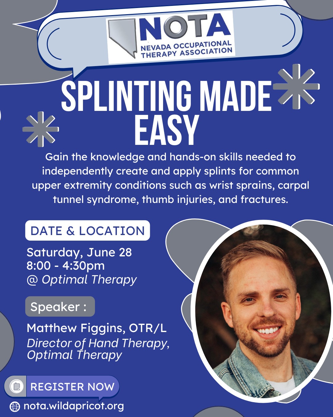 Nevada - Ready to master the art of splinting? 🛠️ Join us for Splinting ...