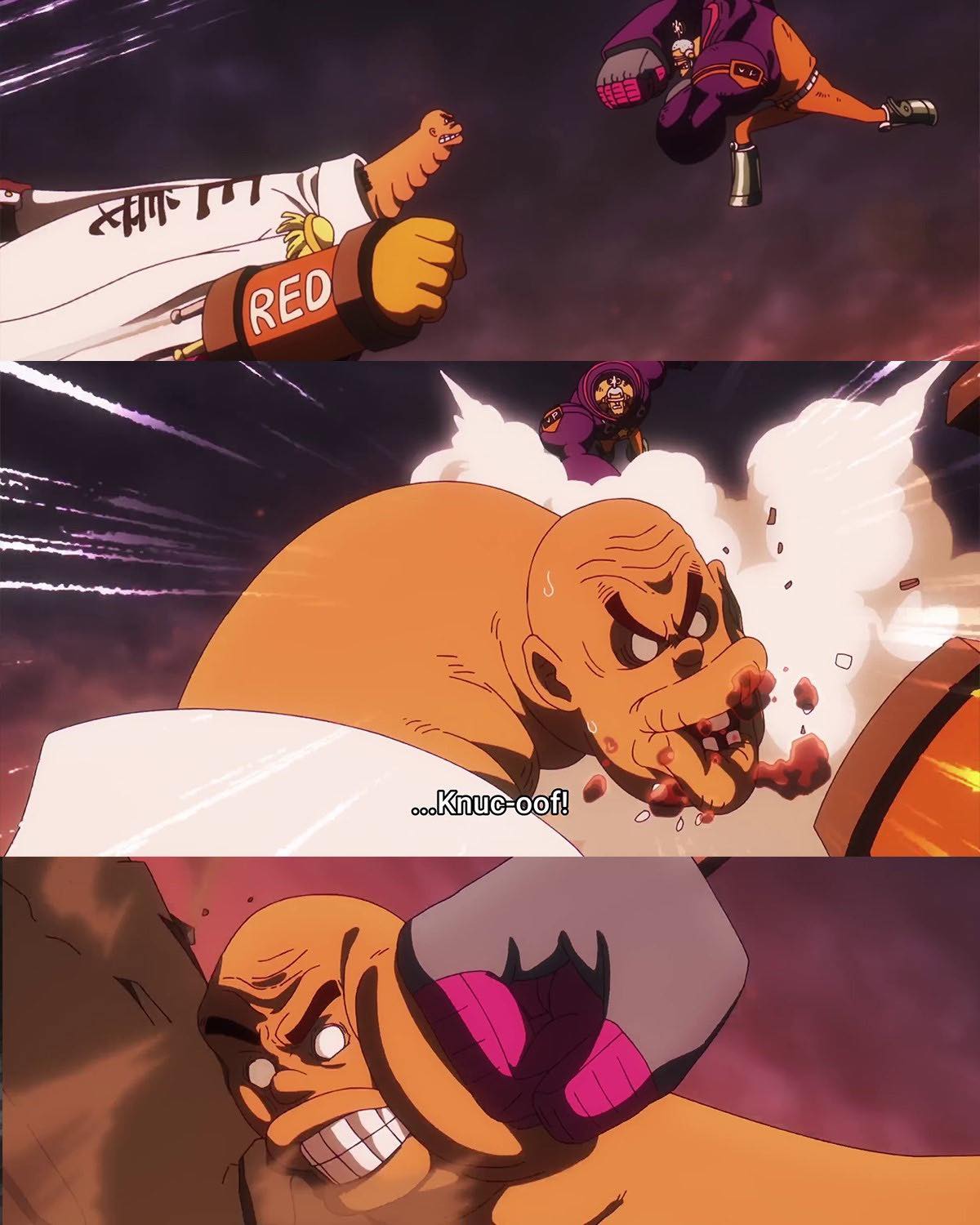 Franky defeats vice admiral in One Piece