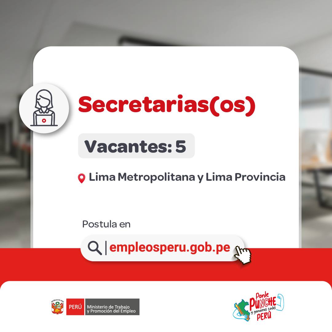 Min... - Ministerio de Trabajo y Promoción del Empleo del Perú