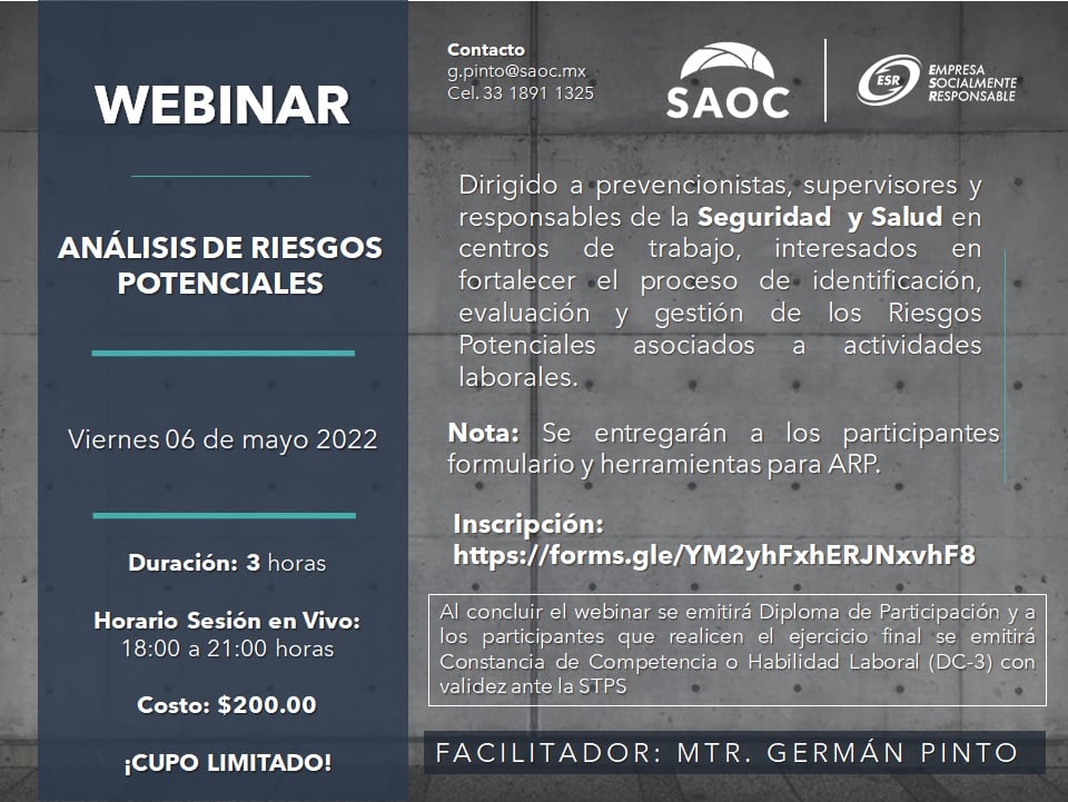 SAOC Supervisores Asociados de Occidente | Guadalajara
