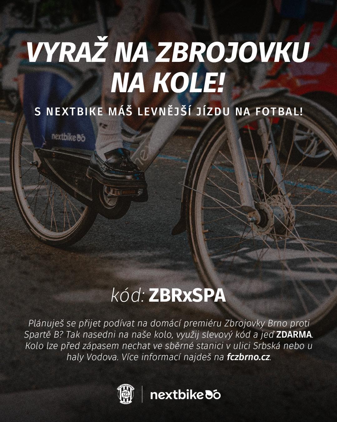 Vyražte na Zbrojovku na kole! 🚲 Díky... - FC Zbrojovka Brno | Facebook