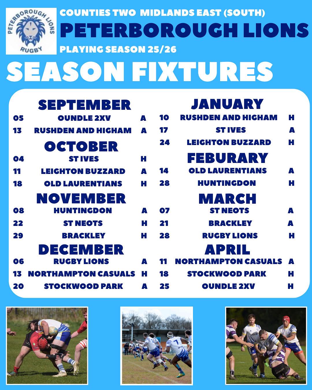 Who’s excited for Rugby to be... - Peterborough Lions RFC | Facebook