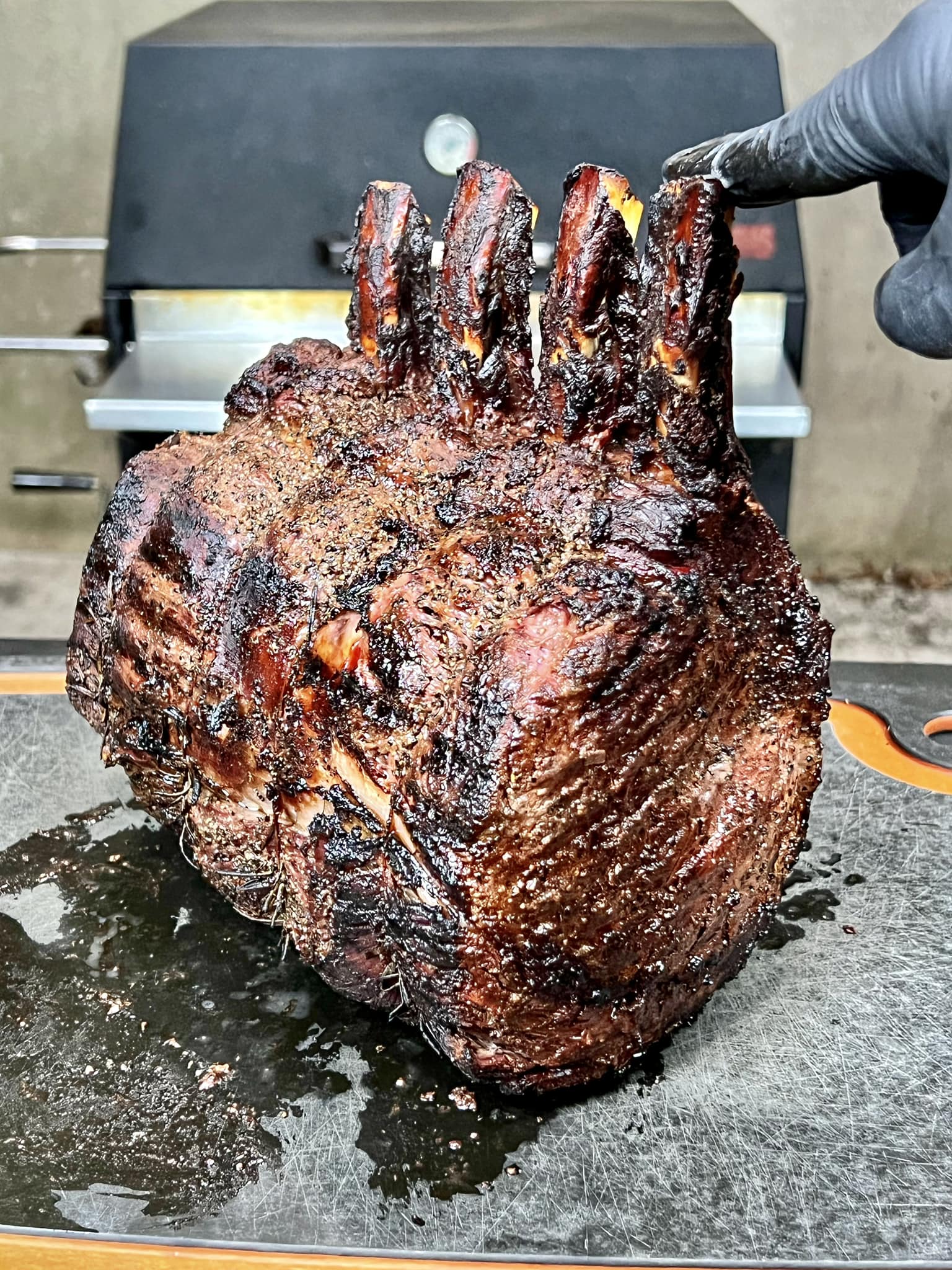 Grillnation - The crust on this prime rib is perfect