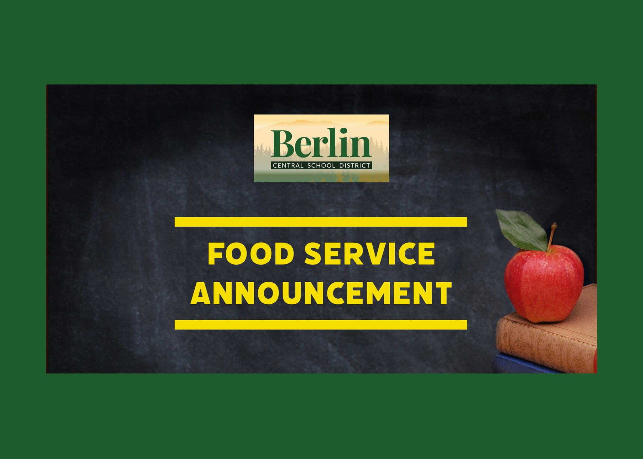 Berlin - Attention BCSD Families! The BCSD Food Service Department is ...