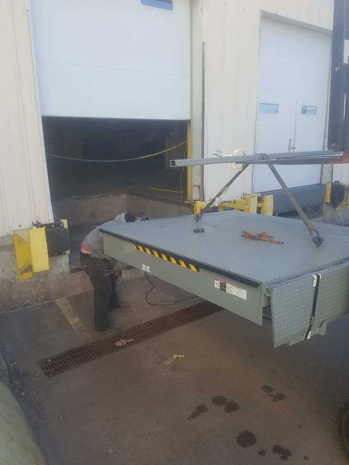 New loading dock leveler for... - Texhoma Door and Gate