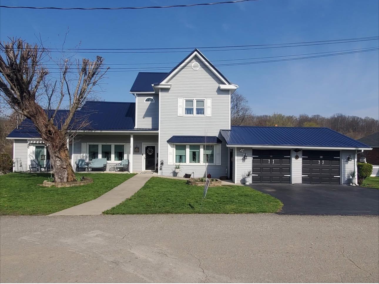 Good - Navy Blue! Recent projected completed with our Navy Blue PGH ...