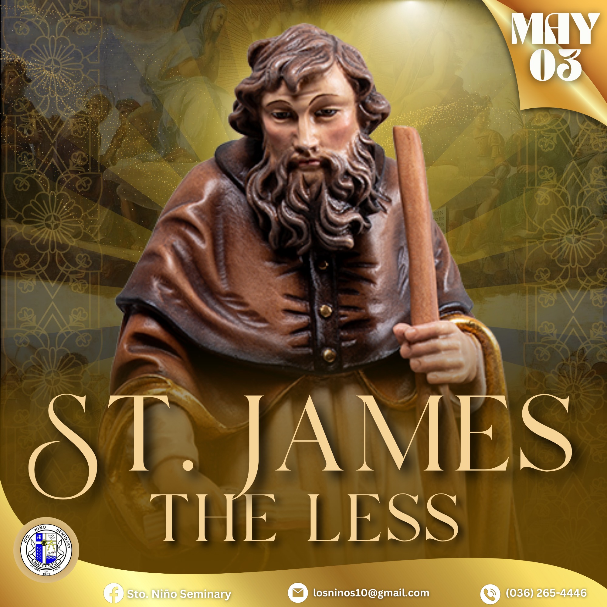 Sto. - MAY 3 | FEAST OF ST. JAMES THE LESS St. James the Less was one ...