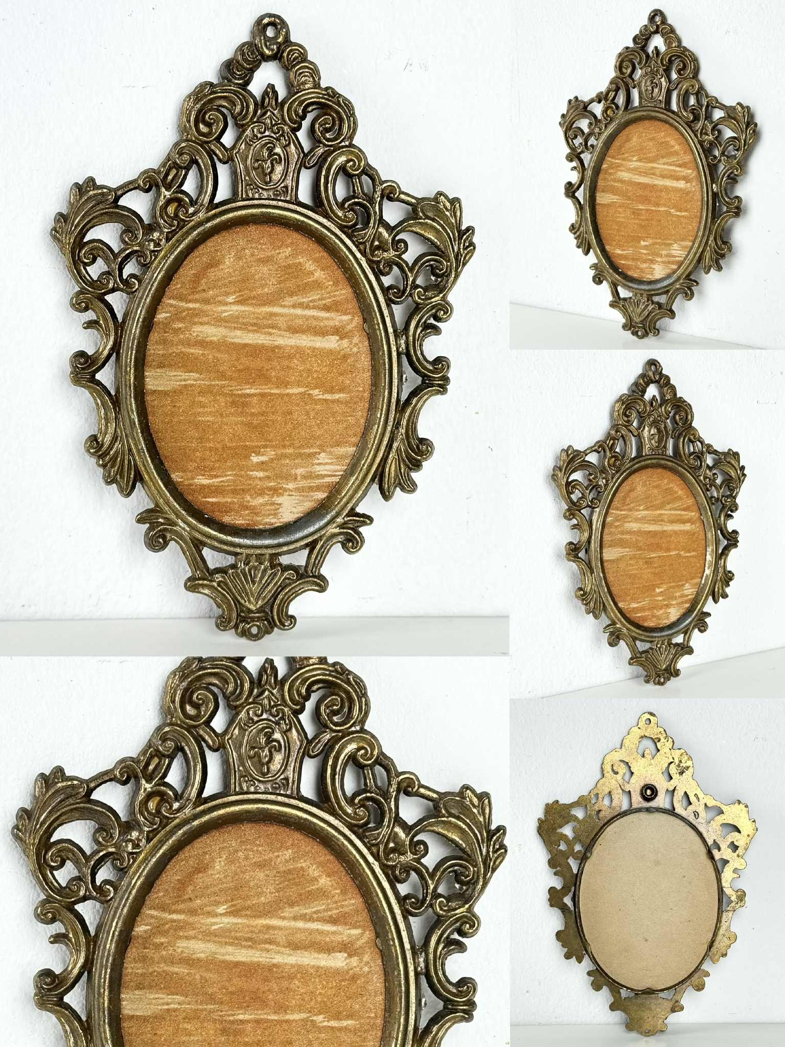 Patxury - ขายแล้ว VINTAGE ITALIAN CAST METAL FRAME 🇮🇹 กรอบรูปทองเหลือง ...