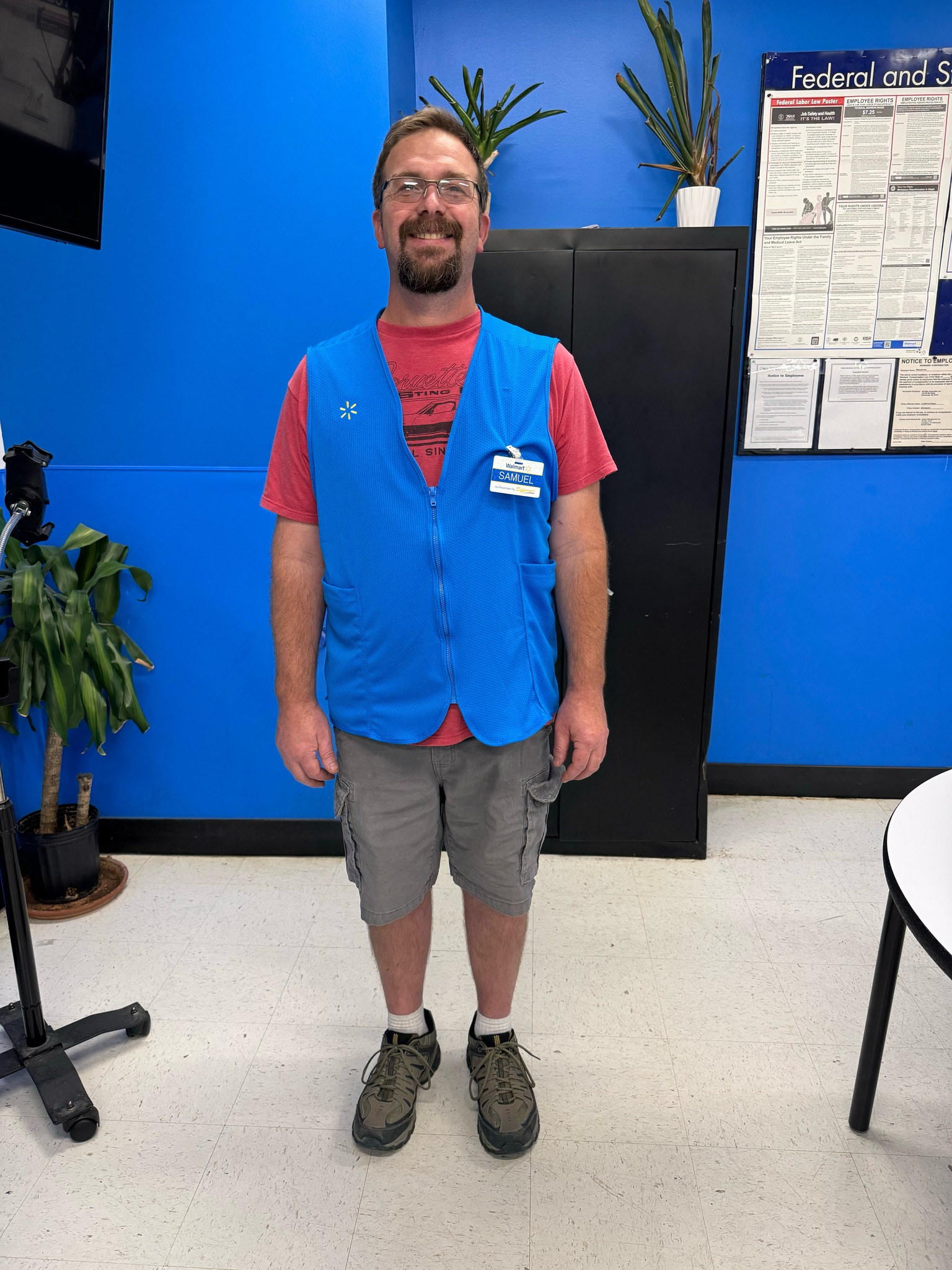 Walmart - 👔Behind the vest 🏈Today’s shout out goes to Sam 🏎️Sam started ...