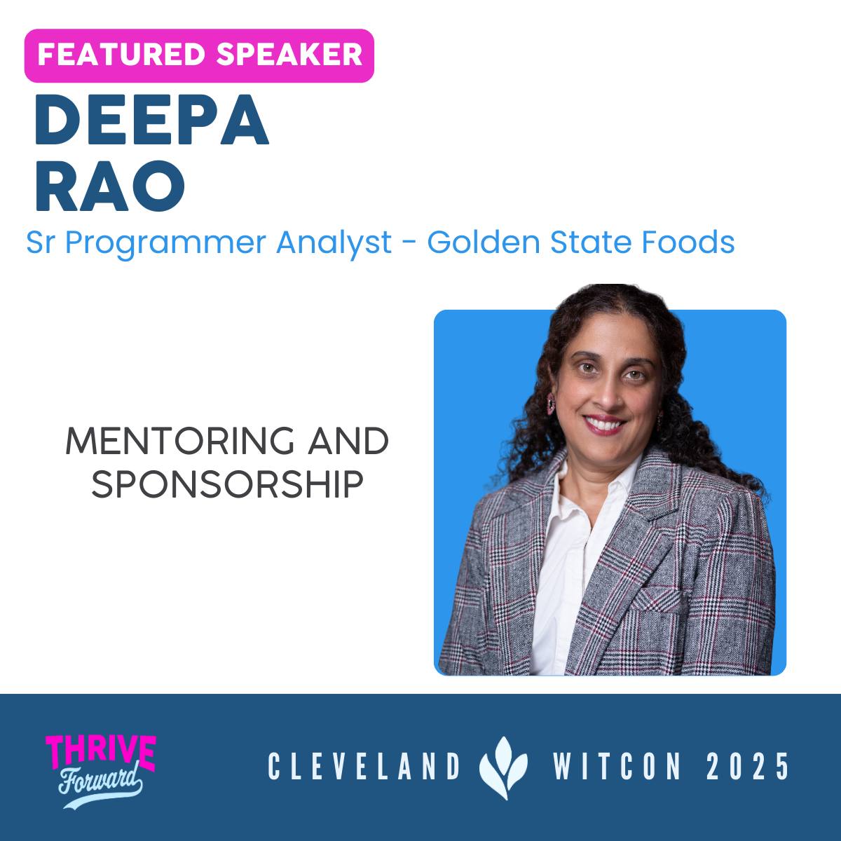 Get - 🌟 Featured Speaker Alert! 🌟 🙌 We’re excited to welcome Deepa Rao ...