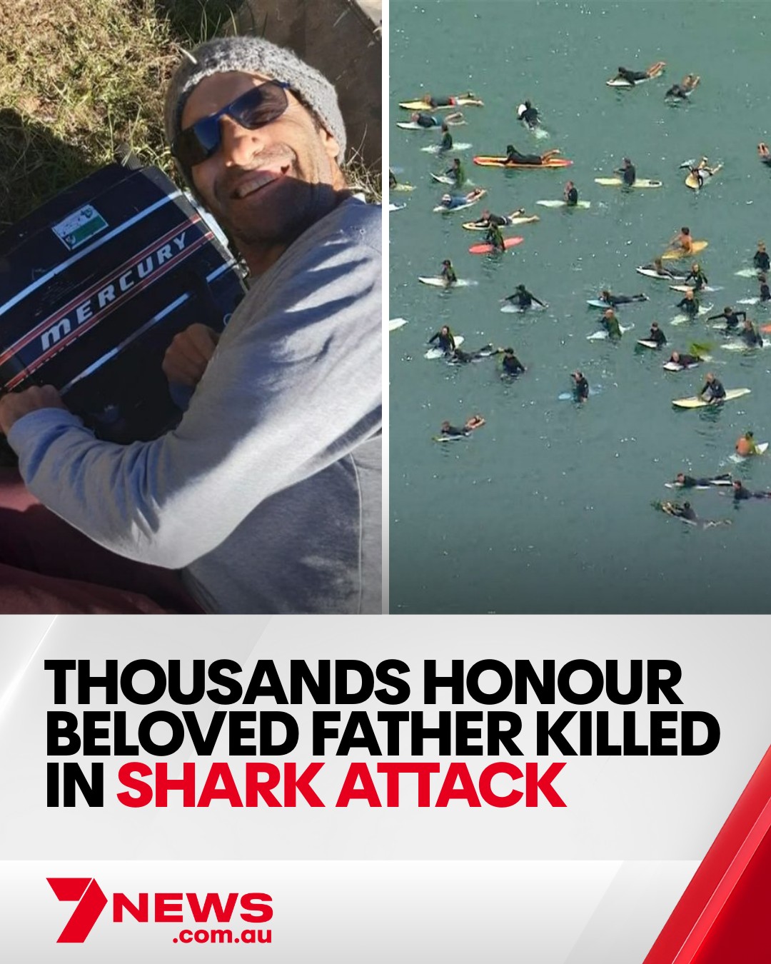 7NEWS - Surfers paddled out at the same break where a beloved father ...