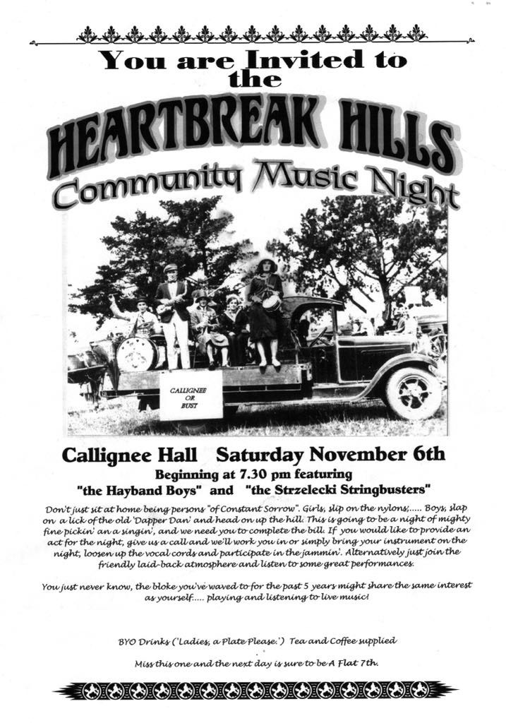 Strzelecki - Stringbuster throwback (Nov 2004). We arranged a community ...
