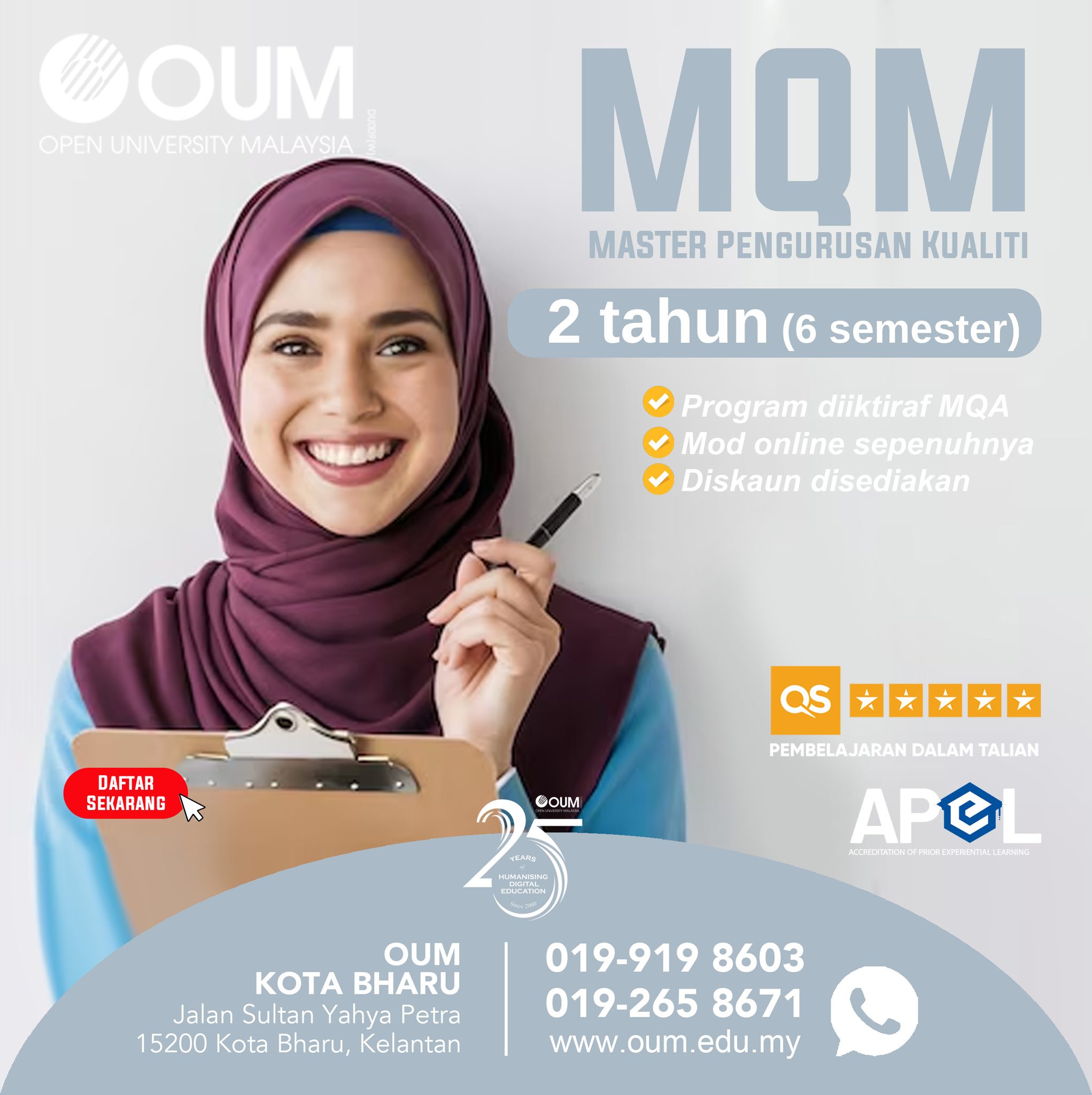 OUM - Sarjana Pengurusan Kualiti Master Of Quality Management (MQM ...