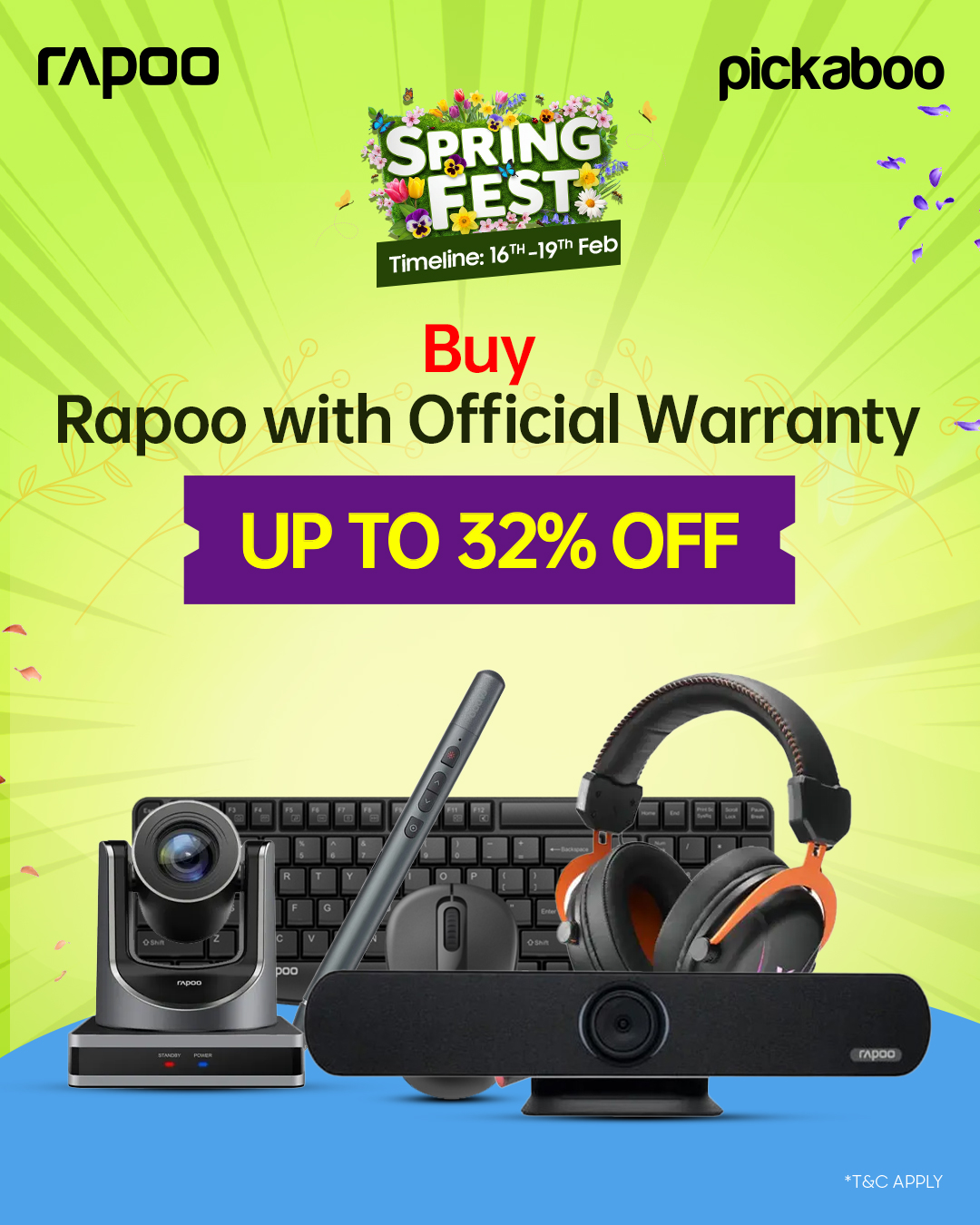 🌸 Spring Fest Deal is LIVE! 🌸 Purchase... - RAPOO Bangladesh | Facebook