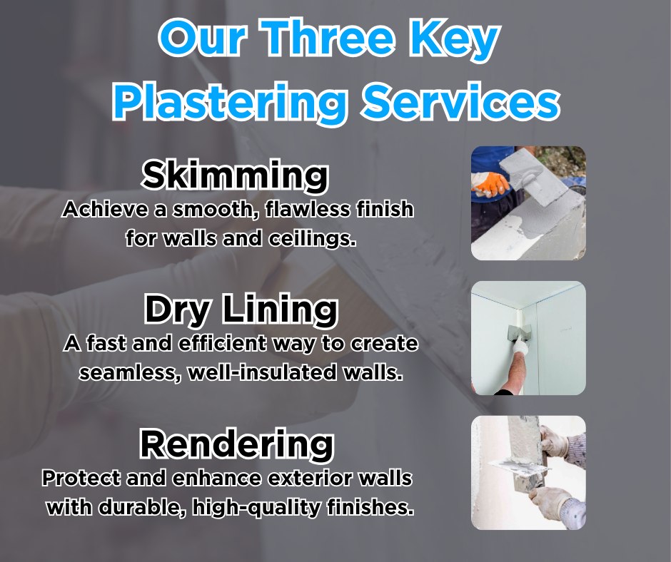 Our Three Key Plastering Services At... - Fullers Plastering | Facebook