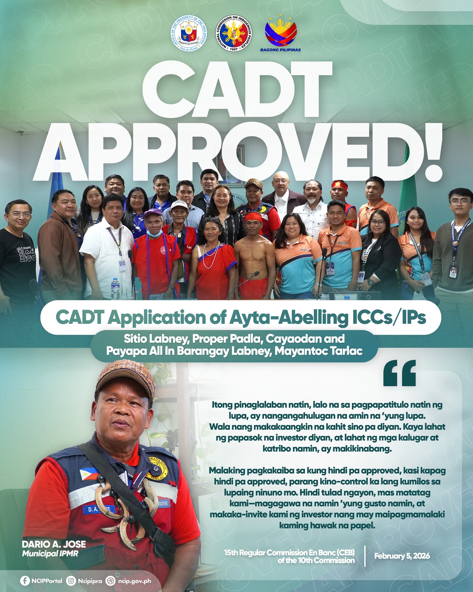 National - #CADTApproved 𝗻𝗮 𝗽𝗮𝗿𝗮 𝘀𝗮 𝗺𝗴𝗮 𝗞𝗮𝘁𝘂𝘁𝘂𝗯𝗼𝗻𝗴 𝗔𝘆𝘁𝗮-𝗔𝗯𝗲𝗹𝗹𝗶𝗻𝗴 𝗻𝗴 ...