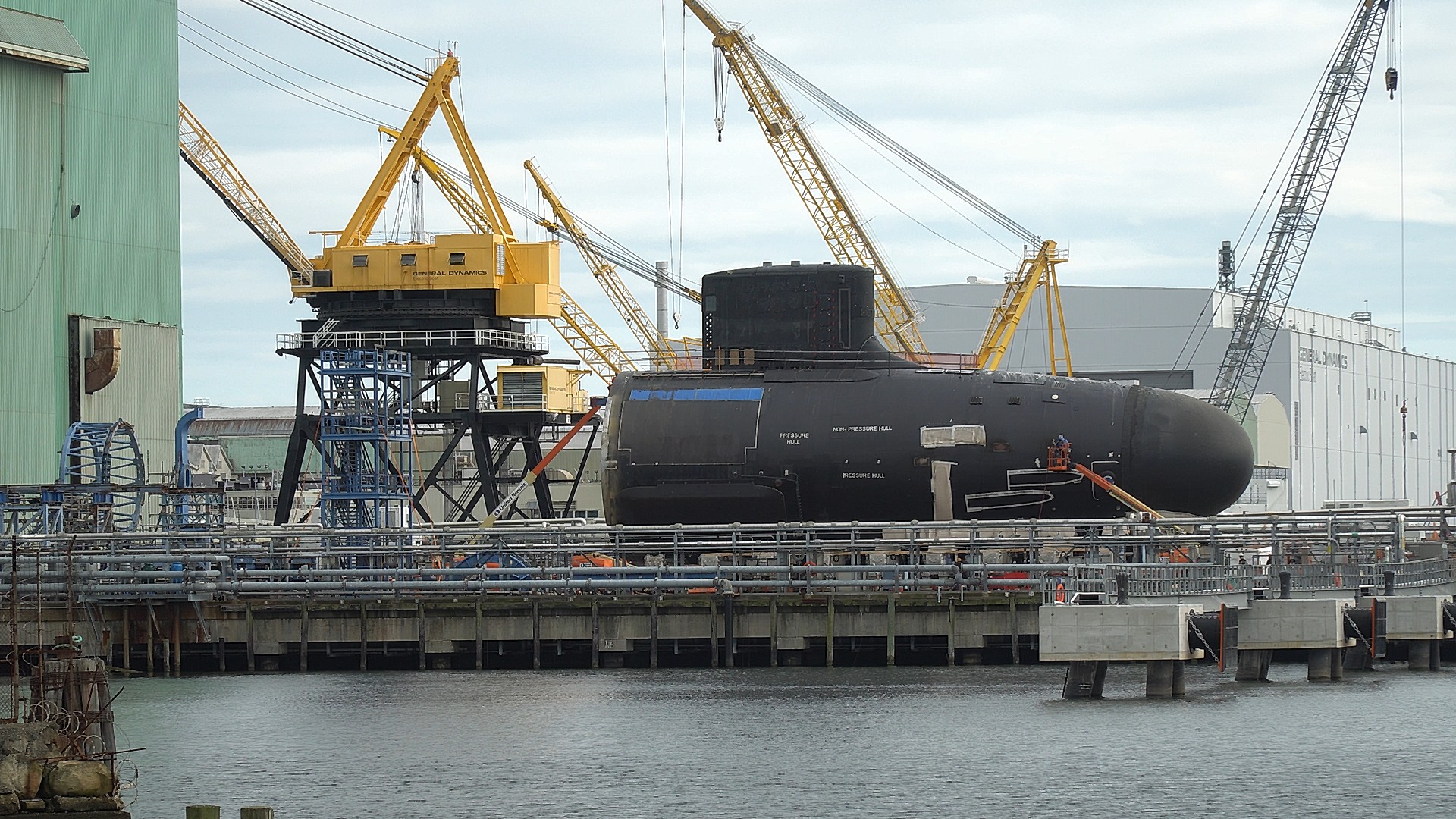 Grand - The #USNavy's newest submarines under construction at General ...