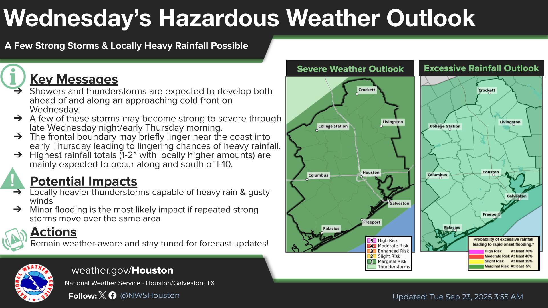 ⛈️ Weather Update Showers and storms are expected to develop on ...