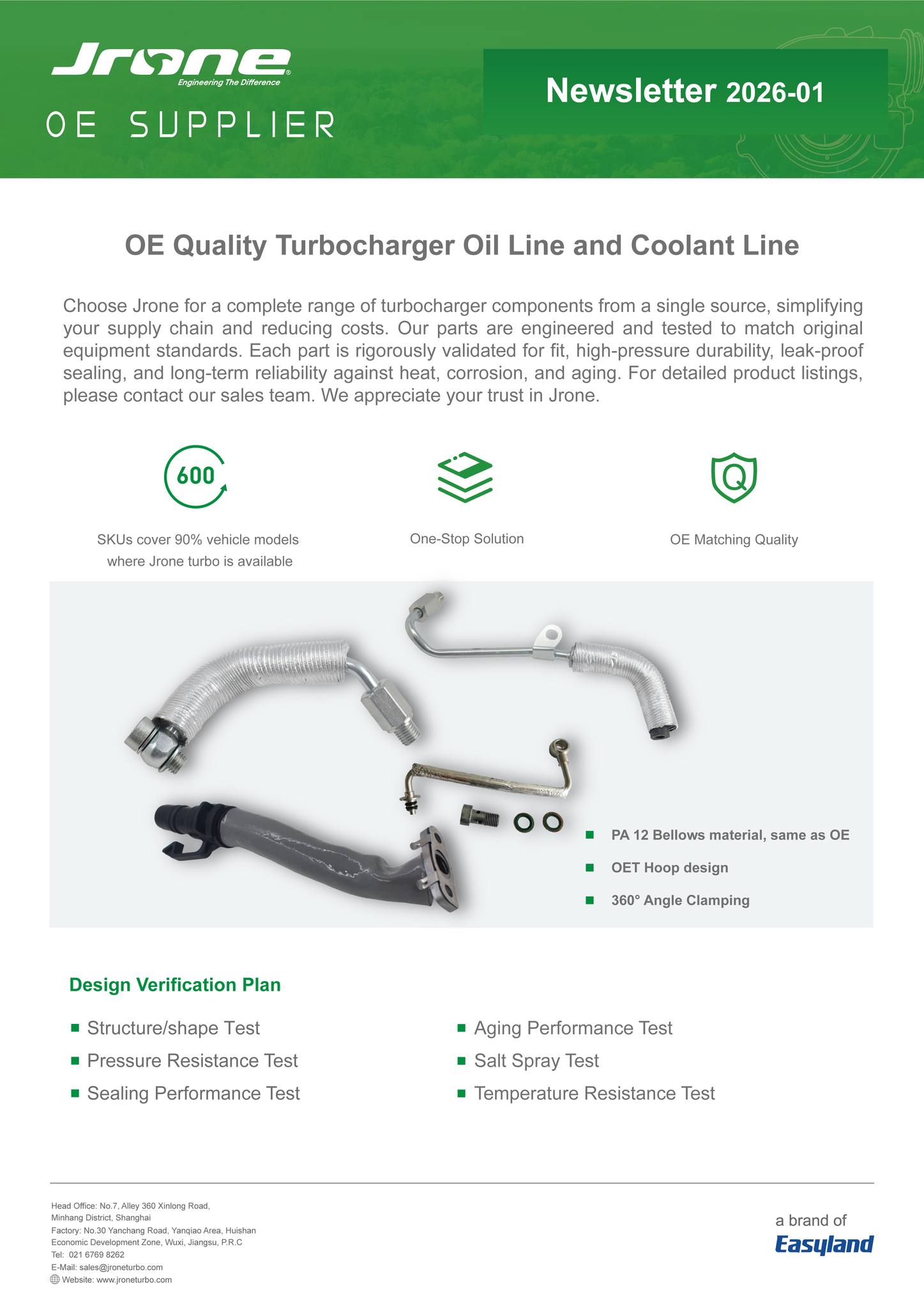 Jrone Turbocharger System