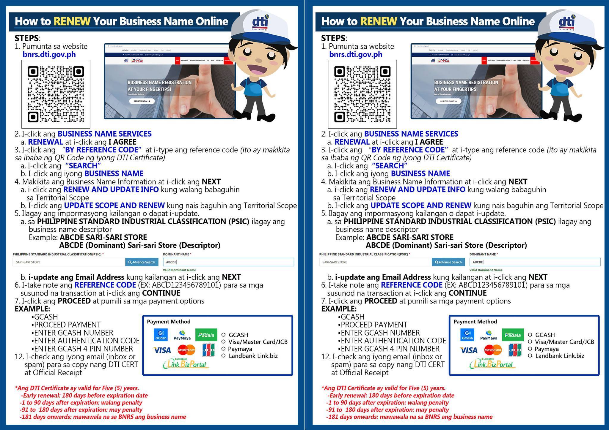 DTI - 📢 ANNOUNCEMENT: Renew Your DTI Business Name On Time! Is your DTI ...